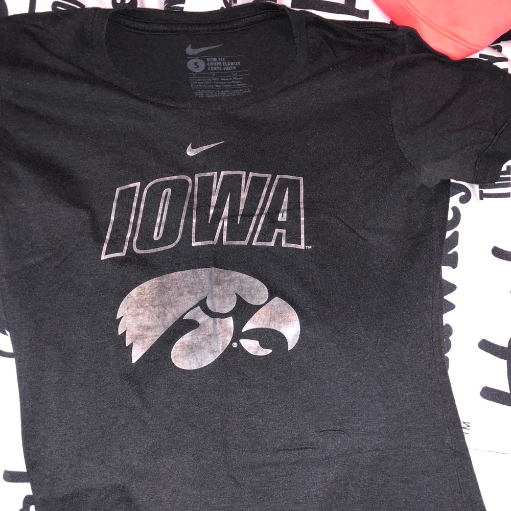 Nike Iowa Hawkeyes metallic shirt